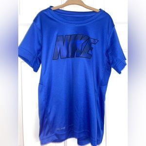 Child’s Blue Nike Dry-Fit shirt
